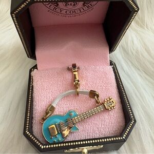 Authentic Juicy Couture Blue Guitar Charm